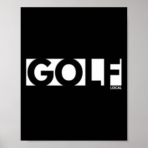 Poster Golfe habilidades de golfe