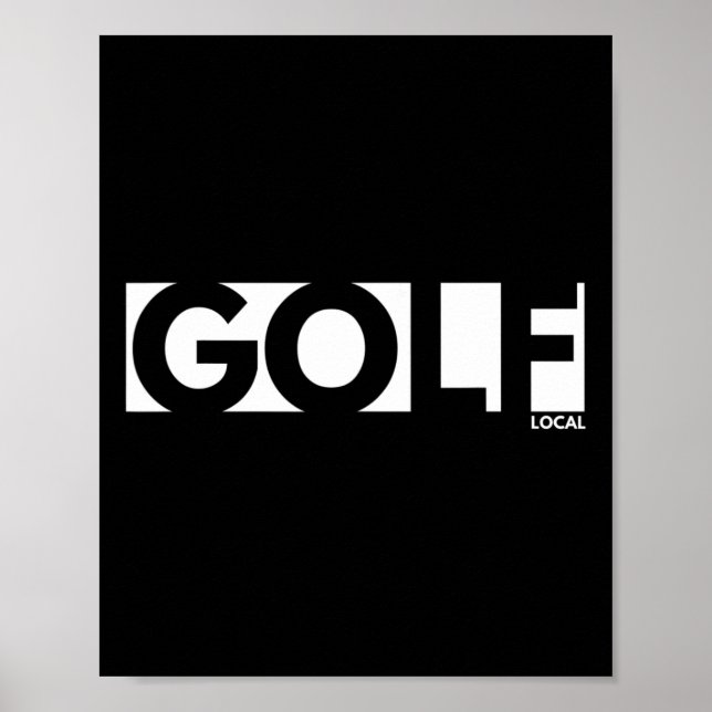 Poster Golfe  habilidades de golfe (Frente)