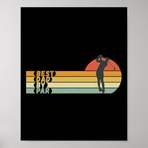 Poster Golfe - Melhor Pai Por Par - Golfe do Dia dos Pais