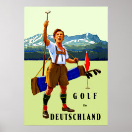 Poster Golfe na Alemanha