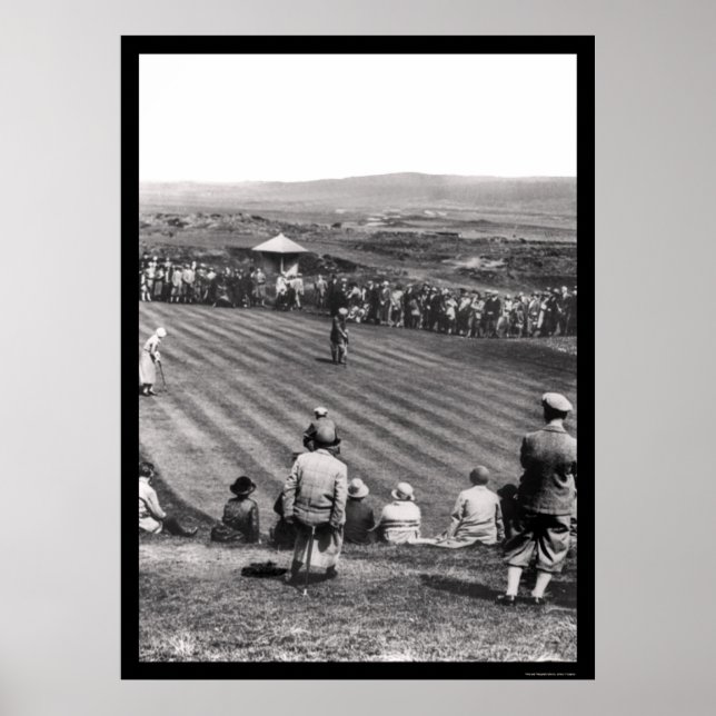 Póster Golfe na Escócia 1926 (Frente)