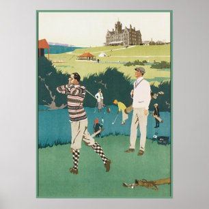 Póster Golfing no clube