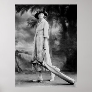 Póster Golfing no estilo, 1920