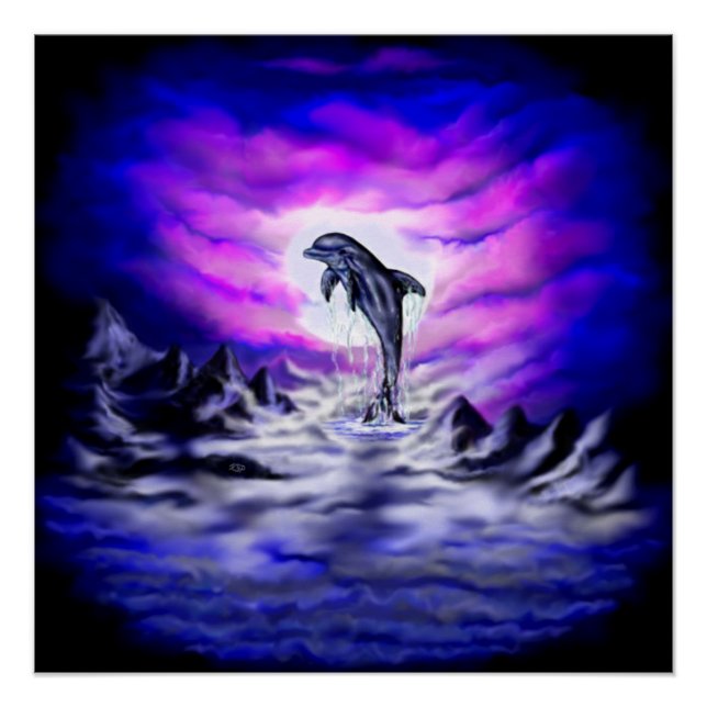 Póster Golfinho de Lua (Frente)