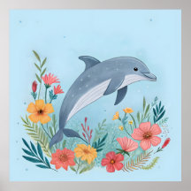 Golfinho Floral