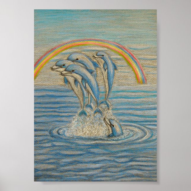 Póster Golfinhos (Frente)