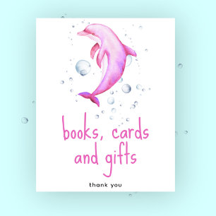 Poster Golfinhos aquarela - Livros cartões e presentes