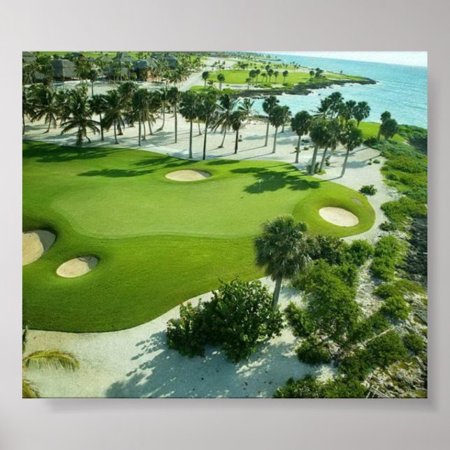 Póster Golfistas é o momento mais assustador, linda foto  (Frente)