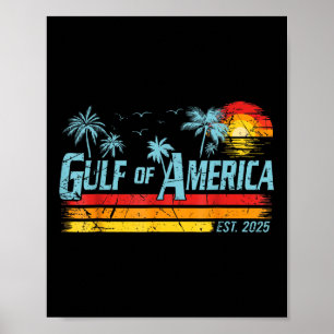 Poster Golfo De Bandeira Americana 2025