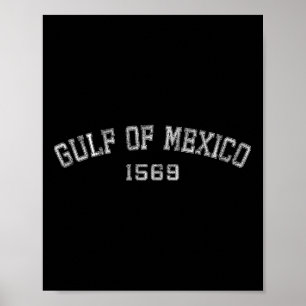 Poster Golfo Do México 1569 Mapa Histórico T-shirt.png