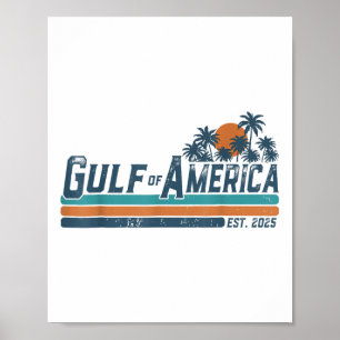 Poster Golfo Do México Da América Do Leste De 2025