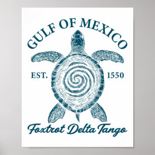 Poster Golfo Do México Foxtrots Deltas Tangos Golfo Do Mé