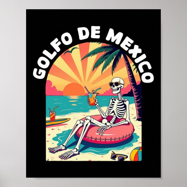 Poster Golfo Do México Viva Golfo Do México Souveni (Frente)