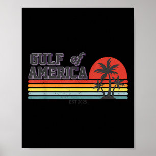 Poster Golfo Dos Estados Unidos Da América Est 2025 Beach