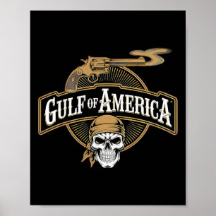 Poster Golfo Dos Eua América Leste 2025 Retro Vintage Bea