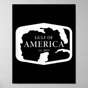 Poster Golfo Retro Da América No Leste De 2025 Homens Ame