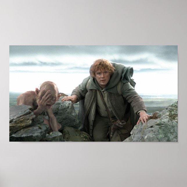 Póster GOLLUM™ e Samwise (Frente)