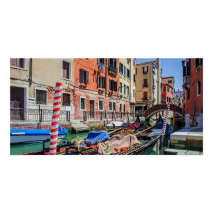 Póster Gôndola tradicional em Veneza
