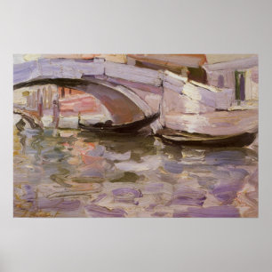 Póster Gôndolas por John Singer Sargent, Arte Impressioni