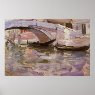 Póster Gôndolas por John Singer Sargent, Arte Impressioni