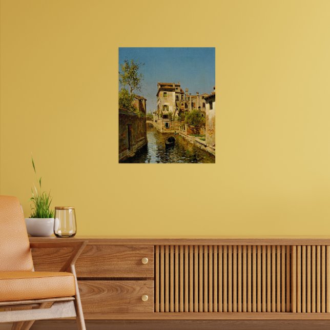 Poster Gondoleiro num Canal Veneziano (Sala de Estar 2)