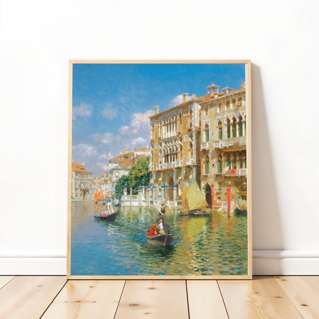 Poster Gondoliers Venice, Rubens Santoro (Criador carregado)