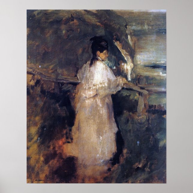 Poster Gonzalès - Mulher No Cliff (Frente)