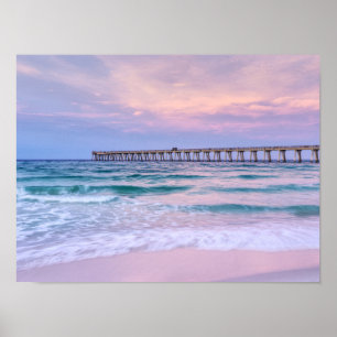Poster Good Morning Navarre Beach Pier