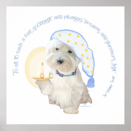 Poster Goodnight Blue