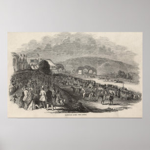 Póster Goodwood Races: o curso