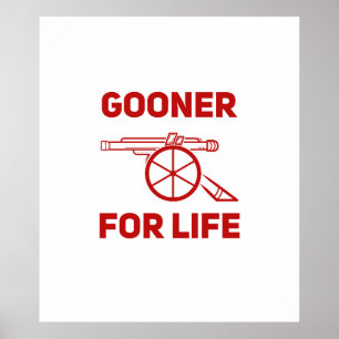 Poster Gooner For Life Arsenal