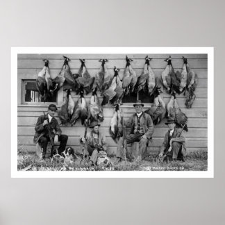 Poster Goose Hunting Klamath Falls, Oregon Vintage