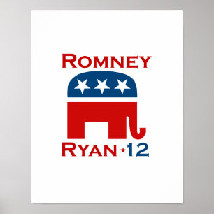 POSTER GOP 2012 DE ROMNEY RYAN