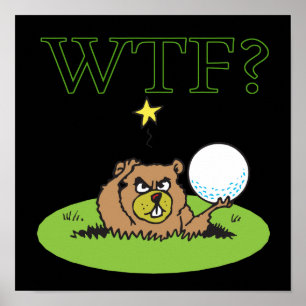 Poster Gopher irritado