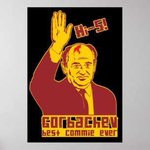 Póster Gorbachev hi-5! Pôster