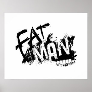 Poster gordo do homem