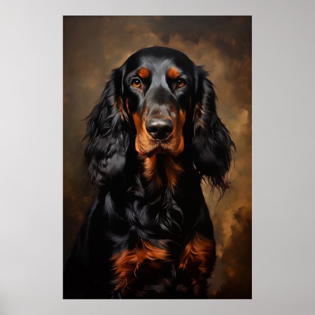 Poster Gordon Setter (Frente)