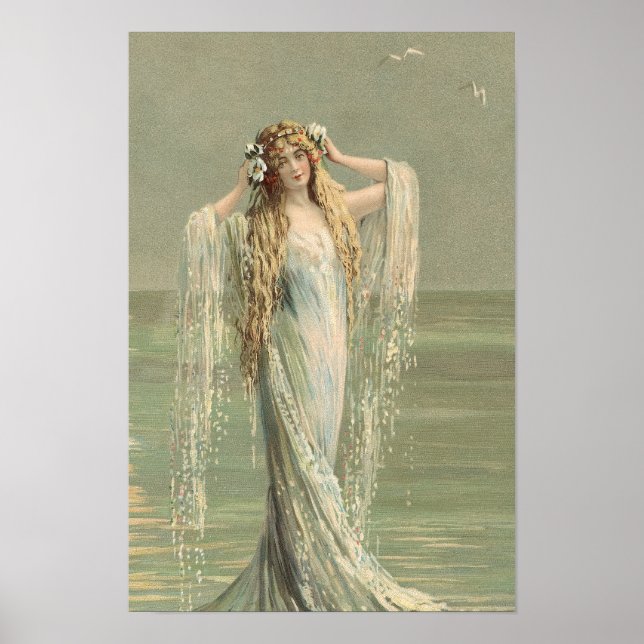 Poster Gorgeous Vintage Sea Goddese (Frente)