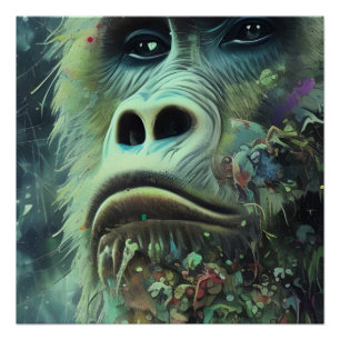 Póster Gorila e Poster de plantas