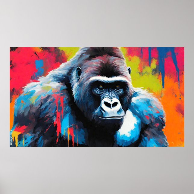 POSTER GORILLA 5 (Frente)