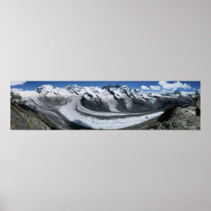 Póster Gornergrat Zermatt Monte Rosa