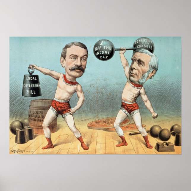 Póster Goschen e Ritchie, o Peso do Campeão (Frente)