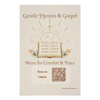 Póster Gospel Hymns Memory Care Poster Dementia Alzheimer
