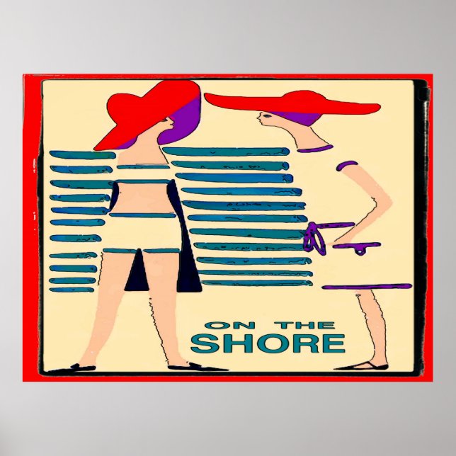 Póster Gossip no Abstrato de Jersey Shore (Frente)