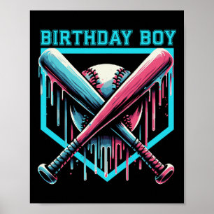 Poster Gotejamento de Aniversário Bysebyll Para Jovens Ra
