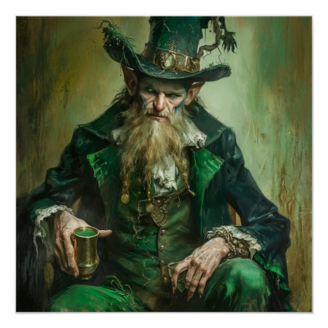 Póster Gothic Leprechaun (Frente)