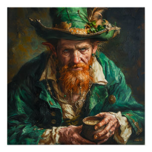 Póster Gothic Leprechaun