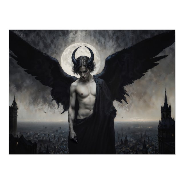 Póster Gothic Portrait of Lord Lucifer (Frente)