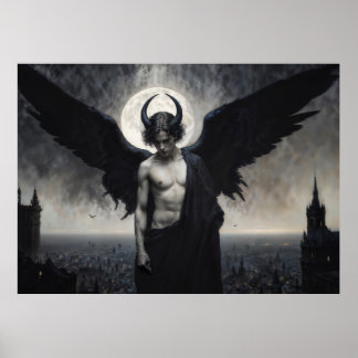 Poster Gothic Portrait of Lord Lucifer