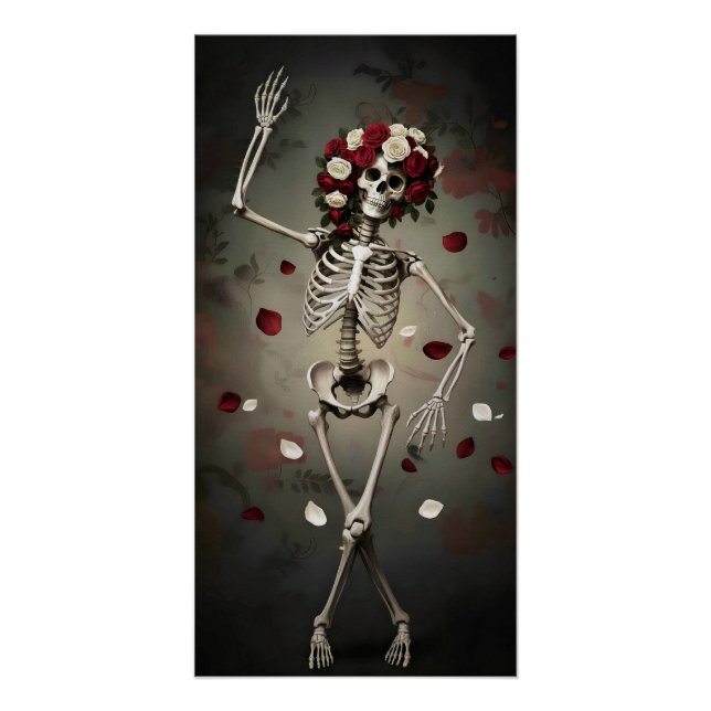 Póster Gothic Rose Queen – Dark Romantic Art (Frente)